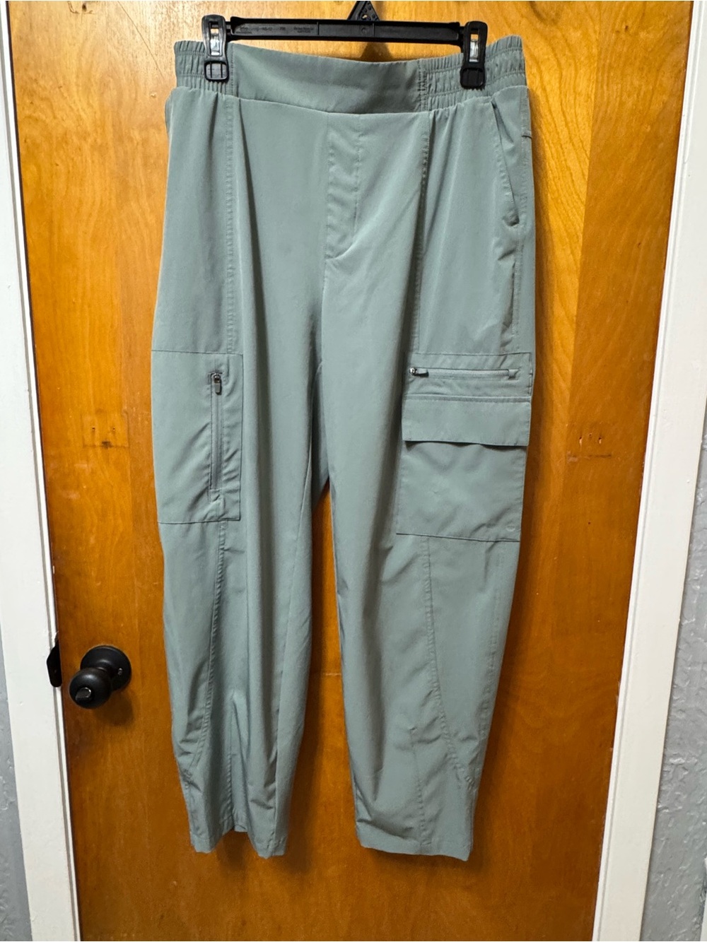 Avia Women's Light Sage Green Cargo Trousers